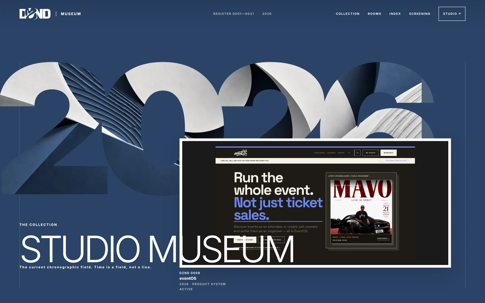 The studio museum, a permanent collection of the studio's projects.