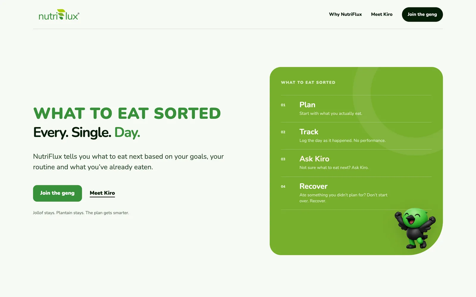 Nutriflux project preview
