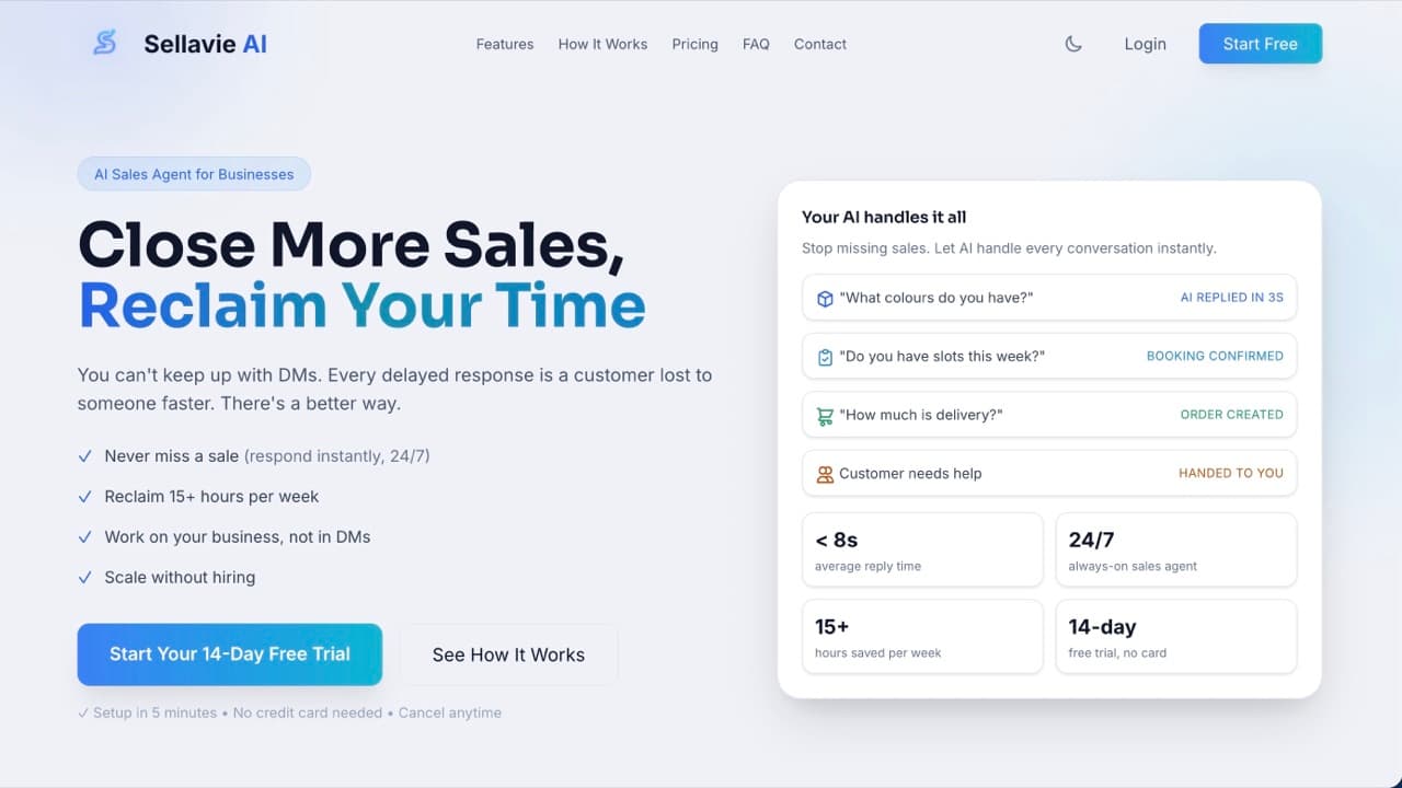 Sellavie.ai project preview