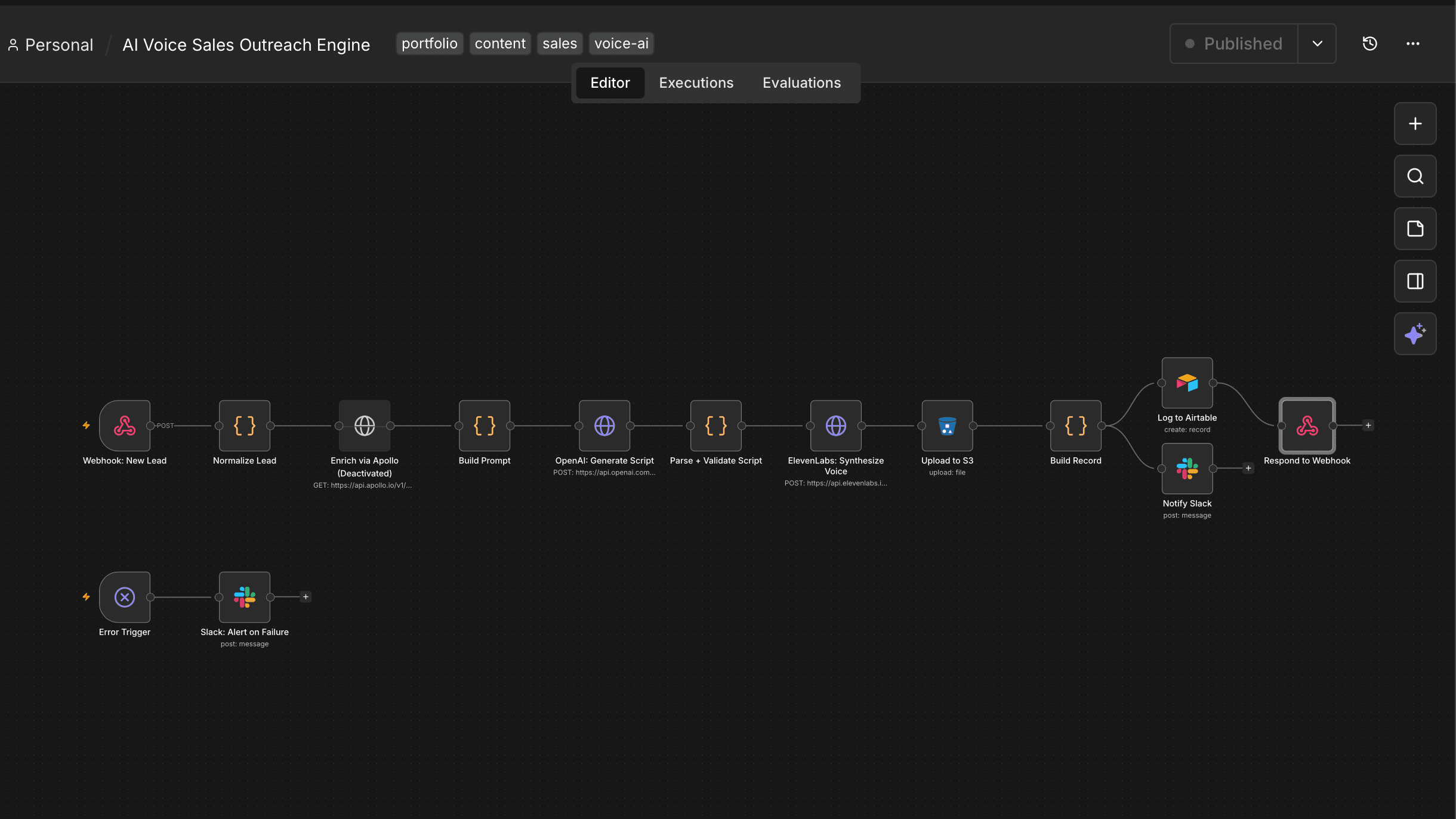 AI Voice Sales Outreach Engine preview